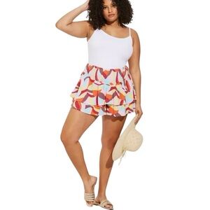 Torrid Smocked Ruffle Short NWT Size 2X